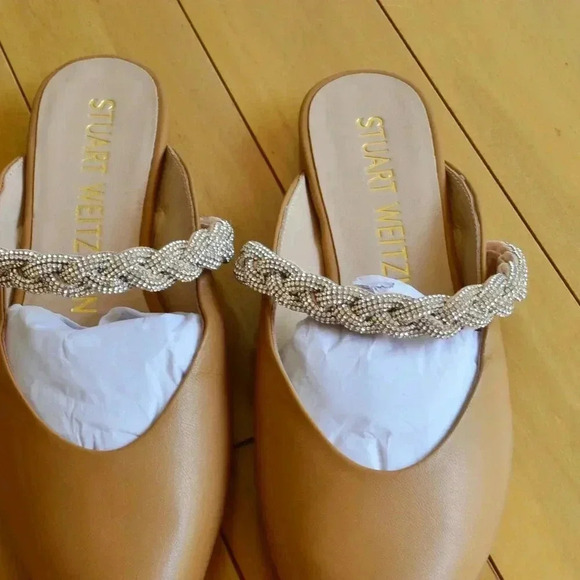 Stuart Weitzman Addison Slip-On Flat Shoes Size 38/39 - Picture 7 of 7